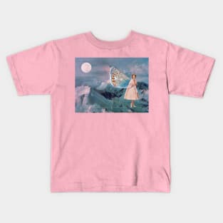 Becoming (A Butterfly) Kids T-Shirt